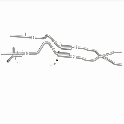 MagnaFlow Chevrolet Bel Air Street Series Crossmember-Back Performance Exhaust System 16596 360 Degree Image Set