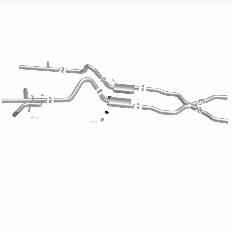 MagnaFlow Chevrolet Bel Air Street Series Crossmember-Back Performance Exhaust System 16596 360 Degree Image Set