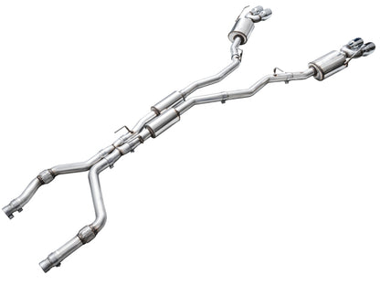 AWE Tuning 2020+ Ford Explorer ST Touring Edition Exhaust w/ Chrome Silver Tips 3015-42625 3015-42625 Photo - out of package