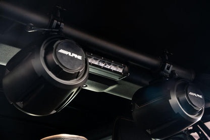 DV8 Offroad 21-22 Ford Bronco 4dr Rear Speaker & Light Mount Bar BRSB-01 BRSB-01 Photo - Mounted