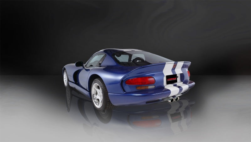 Corsa 96-02 Dodge Viper GTS 8.0L V10 Polished Sport Cat-Back Exhaust w/ 2.5in Inlet 14122 14122 Photo - Mounted