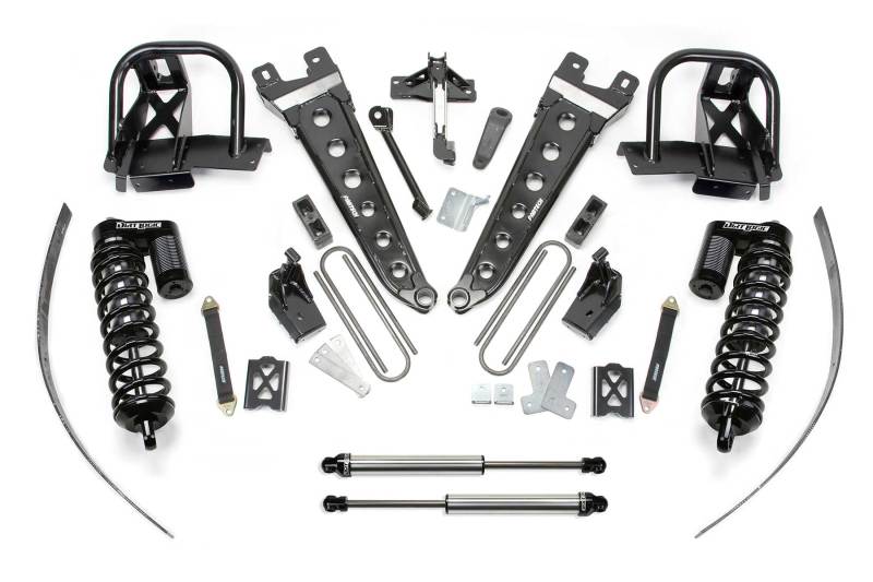 Fabtech 8" Radius Arm System w/Dirt Logic 4.0 Coliovers & Rear Dirt Logic Shoc K2139DL Photo - Primary