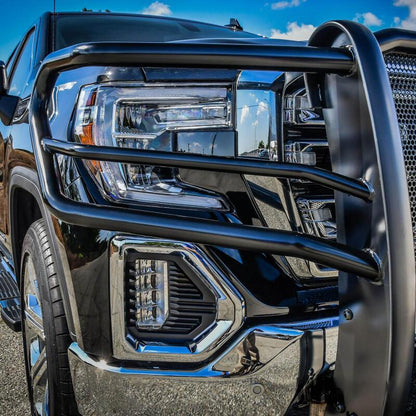 Westin 19-21 GMC Sierra 1500 HDX Grille Guard - Black 57-3965 57-3965 Photo - Mounted