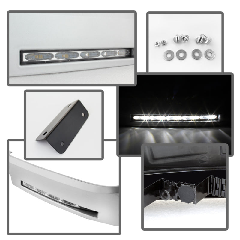 Spyder Toyota Tundra 07-13 Daytime LED Running Lights wo/switch Silver FL-DRL-TTU07-SIL 5077738 5077738 User 1