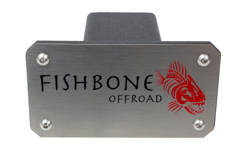 Fishbone Offroad Hitch Cover - 2In Hitch - Black Powdercoated Steel FB32096 FB32096 Photo - Primary