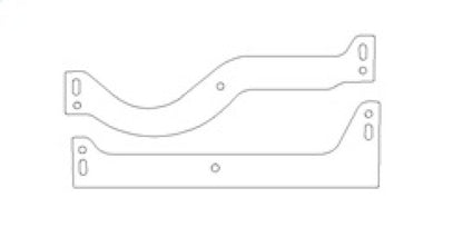 Cometic Intake Gasket Pair Crossover / Intake Ends Gasket C5625-060 Photo - Primary