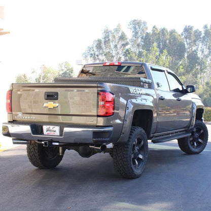 Westin 2014-2018 Chevy Silverado 1500 Crew Cab Wade In-Channel Wind Deflector 4pc - Smoke 72-39415 72-39415 Photo - Mounted