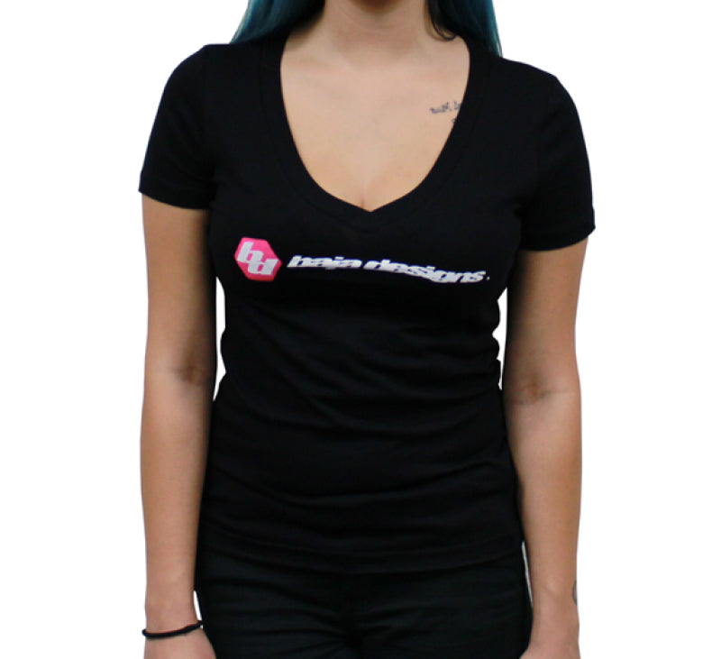 Baja Designs Womens V-Neck T-Shirt - Universal 980019 Photo - Primary