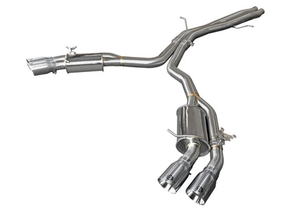aFe 18-20 Audi RS5 Coupe MACH Force-Xp 3in to 2.5in 304 SS Axle-Back Exhaust System-Quad Polish Tips 49-36427-P 49-36427-P Photo - Primary