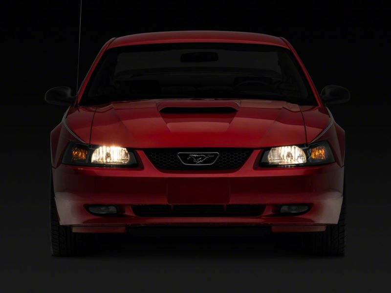 Raxiom 99-04 Ford Mustang Axial Series OEM Style Replacement Headlights- Blk Housing (Smoked Lens) 413420 413420 Photo - Close Up