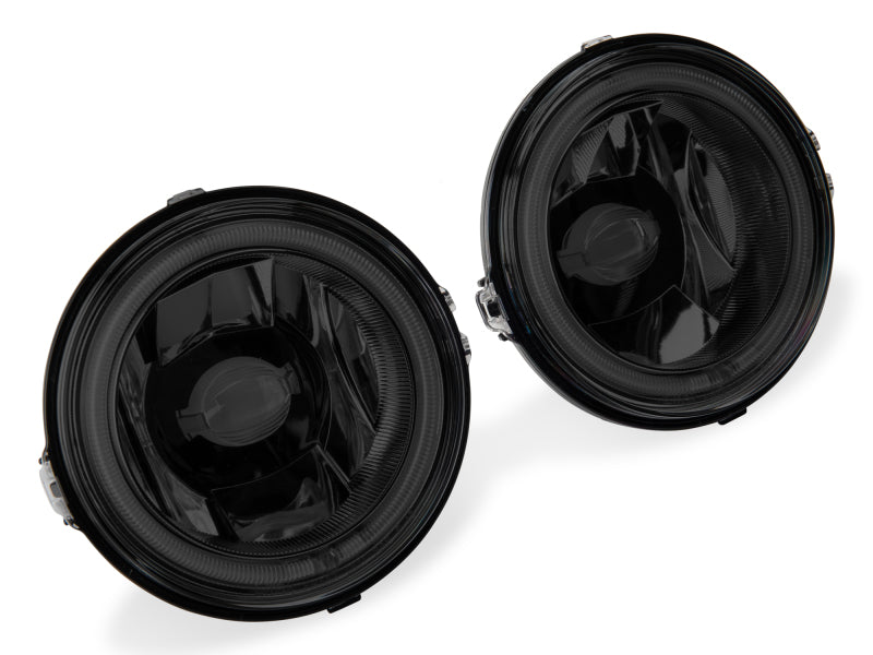 Raxiom 13-14 Ford Mustang GT CCFL Halo Fog Lights (Smoked) 49177 49177 Photo - Close Up