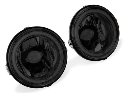 Raxiom 13-14 Ford Mustang GT CCFL Halo Fog Lights (Smoked) 49177 49177 Photo - Close Up
