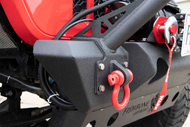 Fishbone Offroad 2018+ Jeep JL/Gladiator Wrangler JL/Gladiator Front Winch Bumper - Black Powdercoat FB22178 FB22178 Photo - lifestyle view