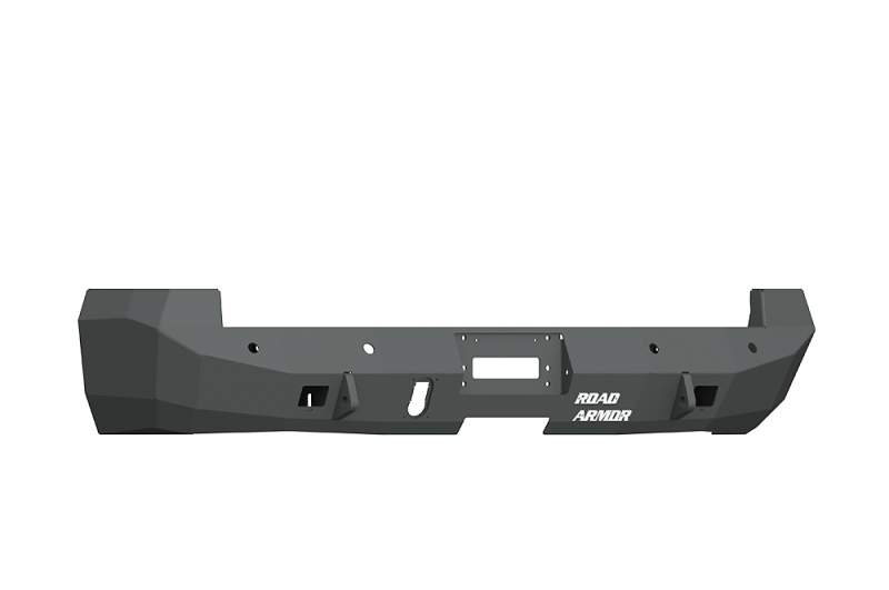 Road Armor 10-18 Ram 2500 Stealth Rear Winch Bumper w/Sensor Holes - Tex Blk (WARN M8000 Only) 412S0B 412S0B Photo - Primary