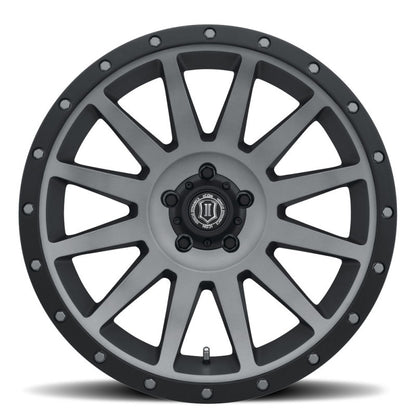 ICON Compression 20x10 5x150 -19mm Offset 4.75inBS Titanium Wheel 2020105547TT 2020105547TT Photo - Close Up