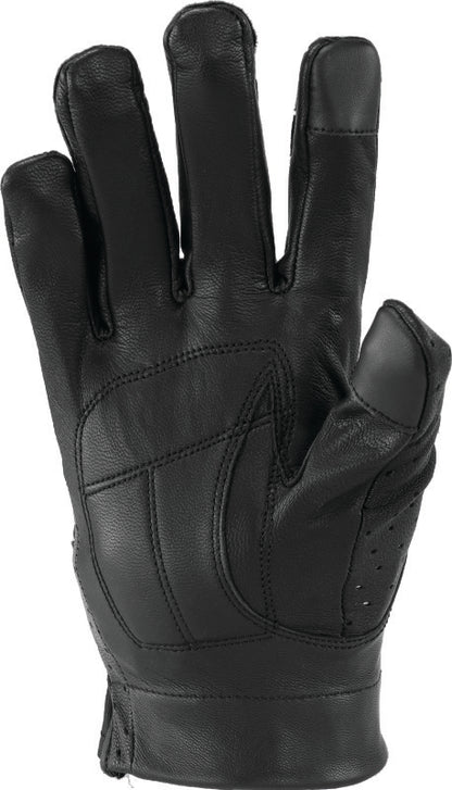 Kuryakyn Leather By River Road Tucson Leather Perforated Gloves Black Womens - Small 094501 094501 User 1
