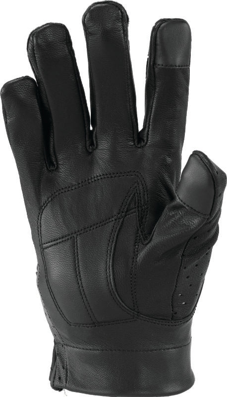 Kuryakyn Leather By River Road Tucson Leather Perforated Gloves Black Womens - Small 094501 094501 User 1