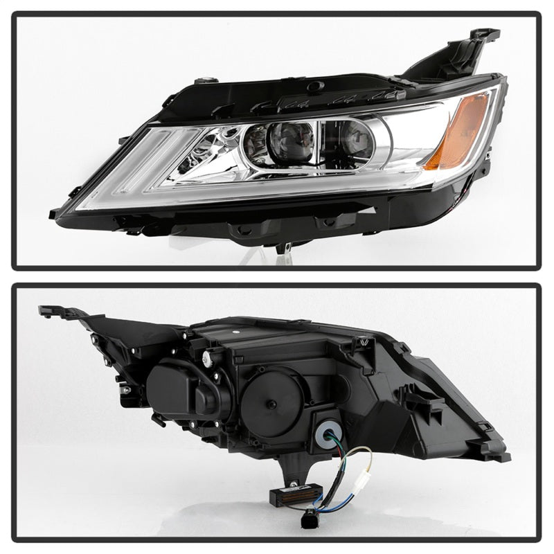 SPYDER xTune 14-18 Chevy Impala (Excl Limited) DRL Halogen Proj Headlights - Chrm (PRO-JH-CIM15-LB-C) 9042898 9042898 Photo - Unmounted