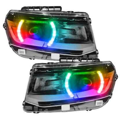 ORACLE Lighting Oracle 14-15 Chevy Camaro RS Headlight DRL Upgrade Kit - ColorSHIFT w/ Simple Controller 2622-504 2622-504 Photo - lifestyle view