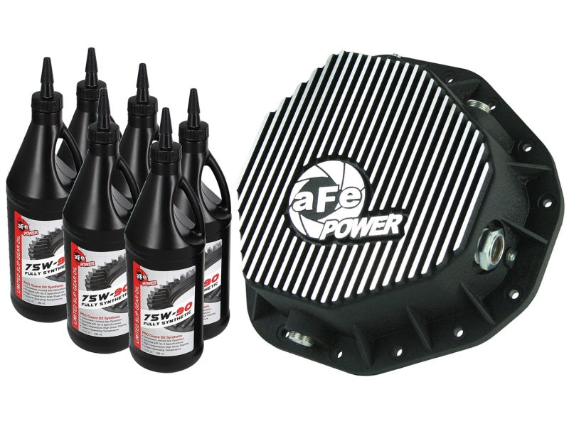 aFe  POWER 46-70092-WL Rear Differential Cover,Machined Fins Pro Series 46-70092-WL Photo - Primary