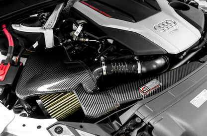 AWE Tuning Audi B9 S4/S5 3.0T Carbon Fiber AirGate Intake w/ Lid 2660-15032 2660-15032 Photo - Mounted