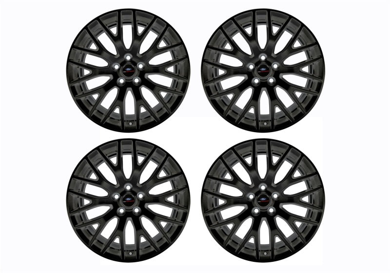 Ford Racing 15-16 Mustang GT 19X9 and 19X9.5 Wheel Set with TPMS Kit - Matte Black M-1007K-M19XB M-1007K-M19XB Photo - Primary
