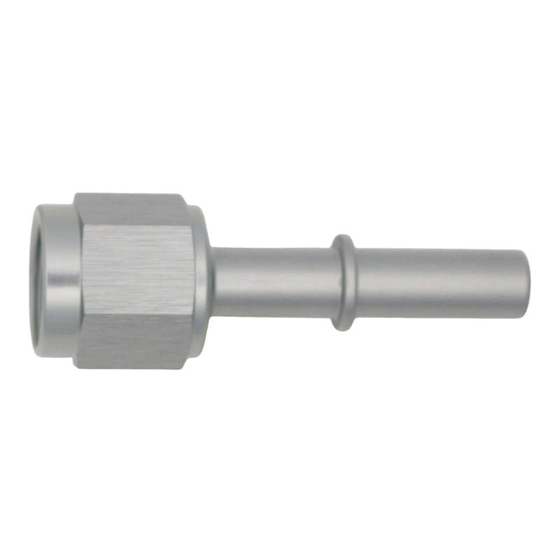 DeatschWerks 6AN Female Flare Swivel to 5/16in Male EFI Quick Disconnect - Anodized DW Titanium 6-02-0130 6-02-0130 Photo - Primary