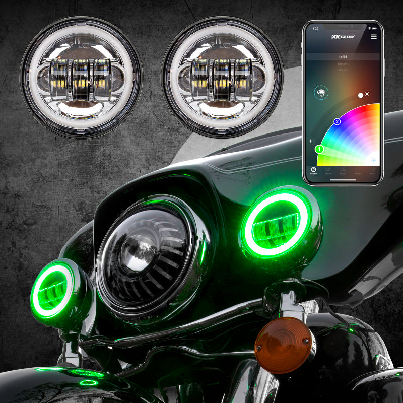 XKGLOW 4.5in Chrome Driving Light XK042011-W XK042011-W User 1