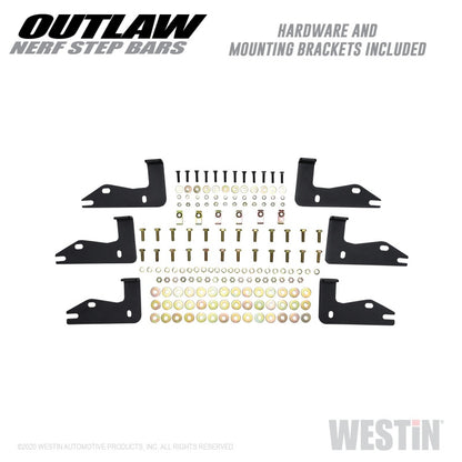 Westin 2020 Jeep Gladiator Outlaw Nerf Step Bars - Textured Black 58-54165 58-54165 Photo - Unmounted