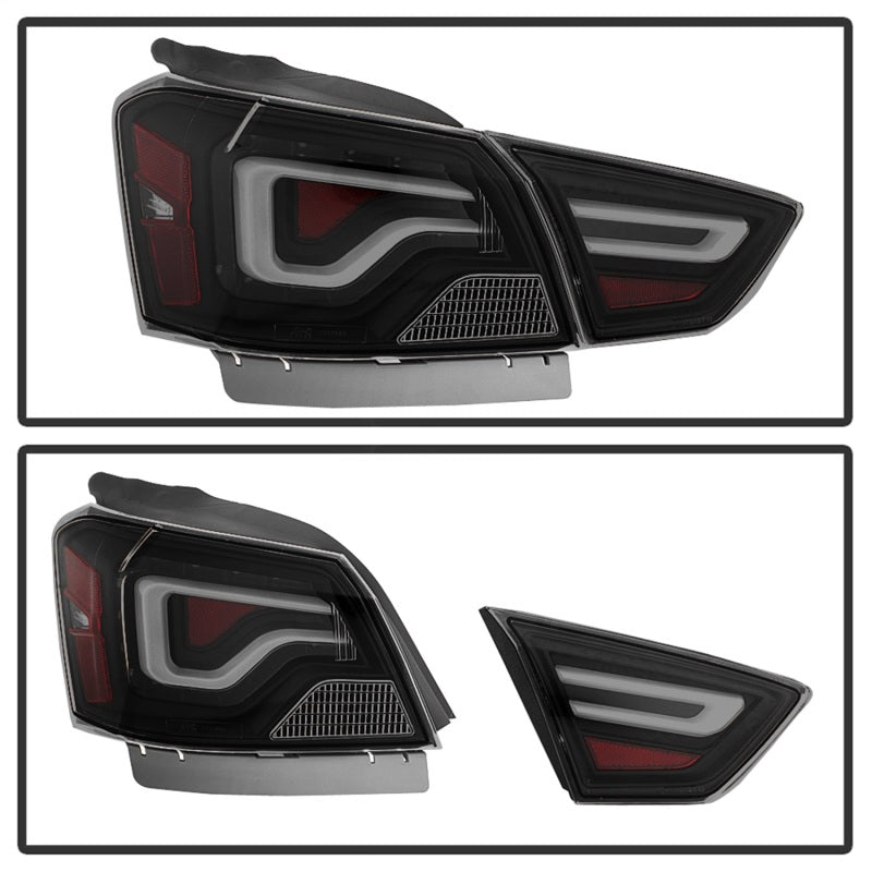 SPYDER xTune 14-18 Chevy Impala (Excl 14-16 Limited) LED Tail Lights - Black Smoke (ALT-JH-CIM14-LBLED-BSM) 9042164 9042164 Photo - Unmounted