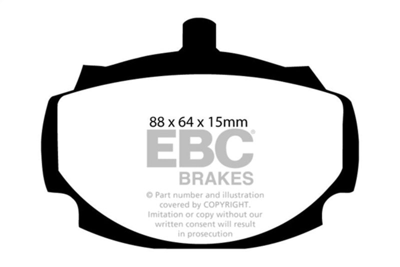 EBC Disc Brake Pad Set DP4107R Photo - Primary