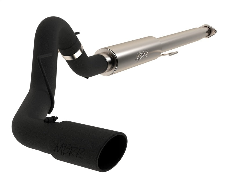 MBRP 2015 Ford F-150 2.7L / 3.5L EcoBoost 4in Cat Back Single Side Black S5259BLK Photo - Primary