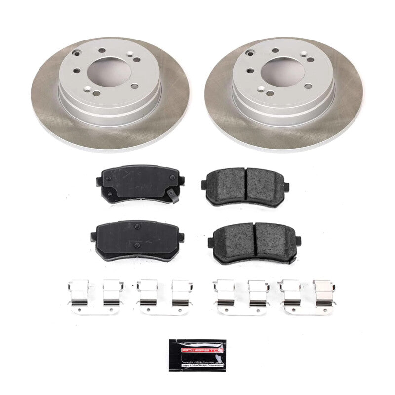 PowerStop Power Stop 16-20 Kia Optima Rear Semi-Coated Rotor Kit SC7505 SC7505 Photo - Primary