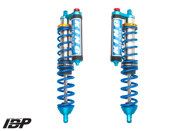 King Shocks 18+ RZR-XP Turbo S 2.5 Front Internal Bypass Piggyback Coilover w/ Finned Res & Adjuster 25700-327A 25700-327A Photo - Primary