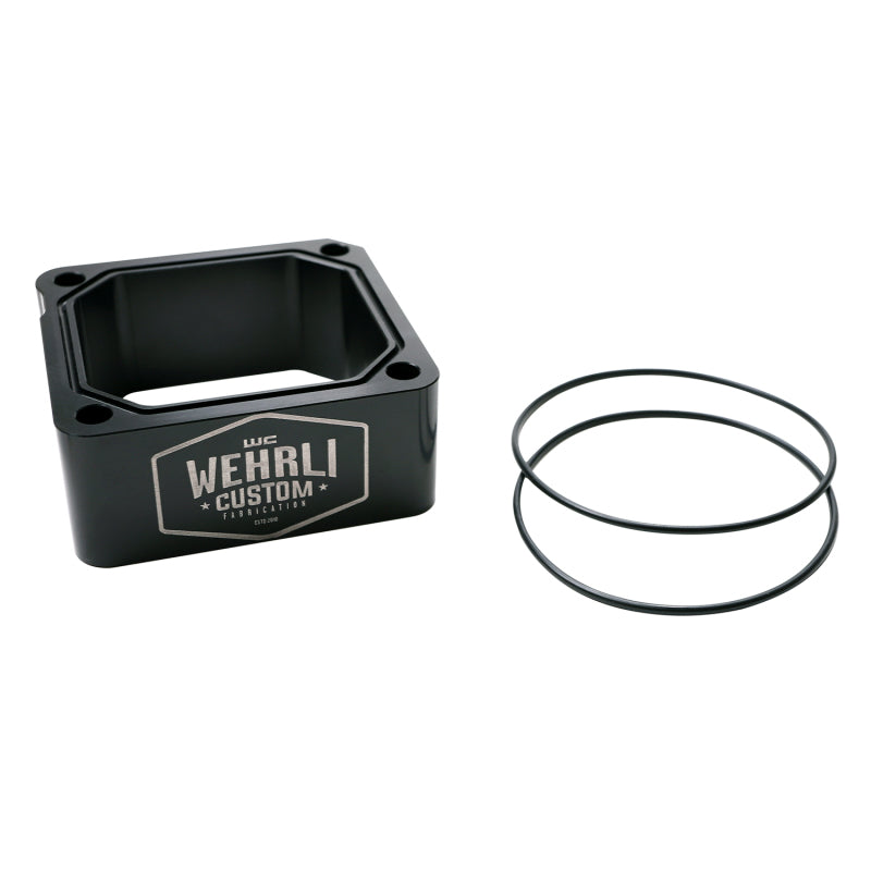 Wehrli 98.5-07 Dodge 5.9L Cummins Intake Grid Heater Delete Kit - Black Anodized & Engraved Finish WCF100338-BLKANO