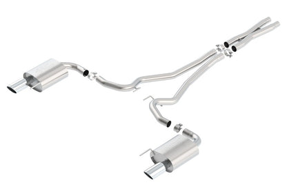 Borla Atak S Cat-Back 15-17 Ford Mustang GT 5.0L V8 MT/AT 2.5in pipe 4in tip 140591 140591 Photo - Primary