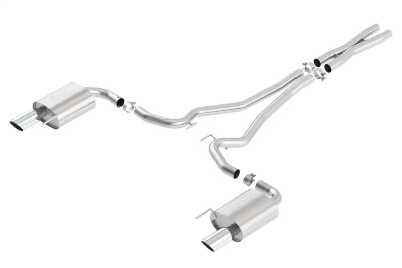 Borla Atak S Cat-Back 15-17 Ford Mustang GT 5.0L V8 MT/AT 2.5in pipe 4in tip 140591 140591 Photo - Primary