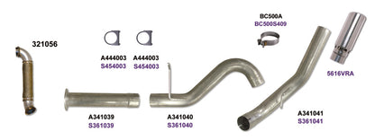 Diamond Eye Performance Diamond Eye KIT 5in DPF-BACK SGL w/ TDP SS 07.5-10 Chevy/GMC 6.6L Duramax 2500/3500 K5131S K5131S Photo - out of package