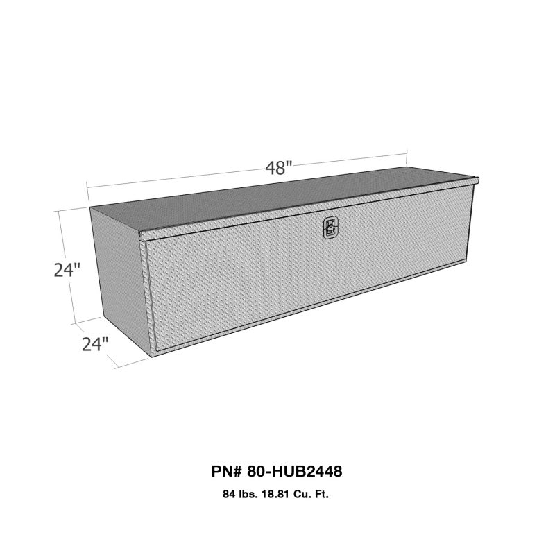 Westin/Brute HD Under Body 24in x 48in Drop Down Door - Aluminum 80-HUB2448 80-HUB2448 Photo - Primary