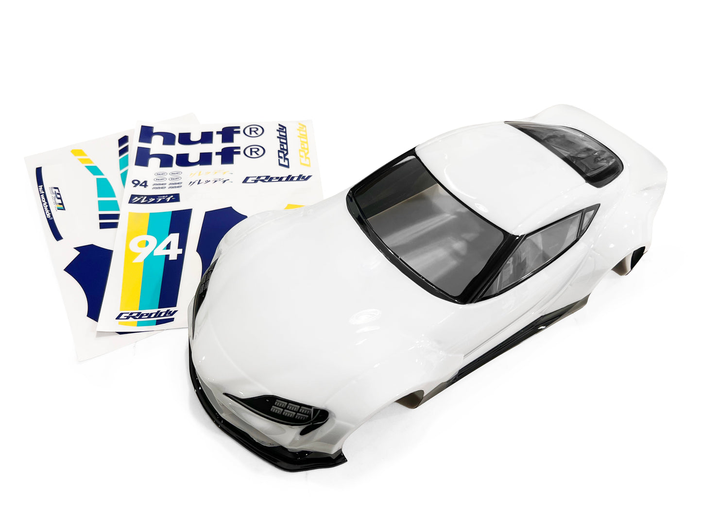 GReddy HUF x GReddy Yokomo Pandem A90 GR Supra 1/10 RC Body (clear) - (limited release)