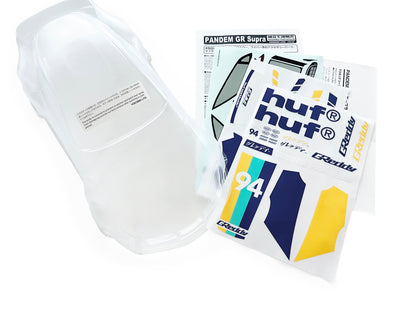 GReddy HUF x GReddy Yokomo Pandem A90 GR Supra 1/10 RC Body (clear) - (limited release)