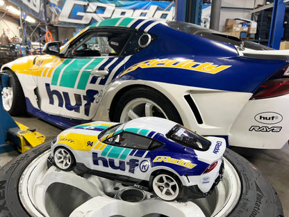 GReddy HUF x GReddy Yokomo Pandem A90 GR Supra 1/10 RC Body (clear) - (limited release)