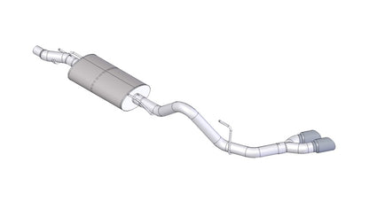 Corsa Performance 11-13 Ford F-150 EcoBoost 3.5L V6 Black Sport Cat-Back Exhaust 0W2HE 14392BLK Photo - Primary