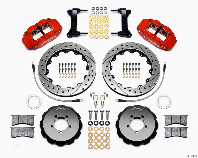 Wilwood Superlite 6R Front Big Brake Kit FR-S BRZ 140-12870-DR Photo - Primary