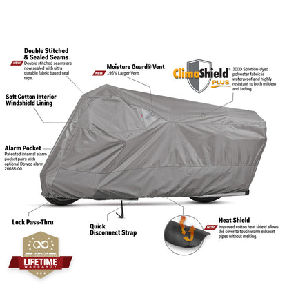 Dowco Adventure Touring WeatherAll Plus Motorcycle Cover - Gray 51614-07 51614-07 User 1