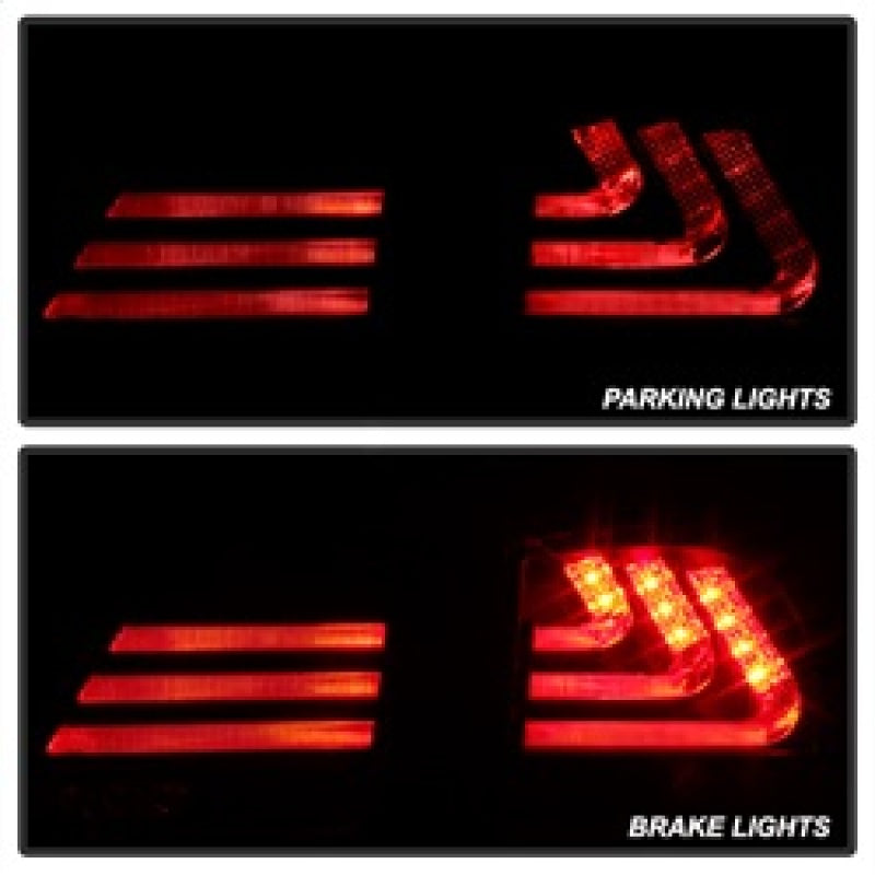 Spyder 07-11 Lexus GS 350 LED Tail Lights Black ALT-YD-LGS06-LED-BK 5082596 5082596 Photo - Unmounted