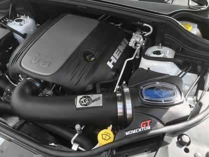 aFe Momentum GT Pro 5R Cold Air Intake System Jeep Grand Cherokee (WK2) 11 54-76205-1 Photo - Mounted