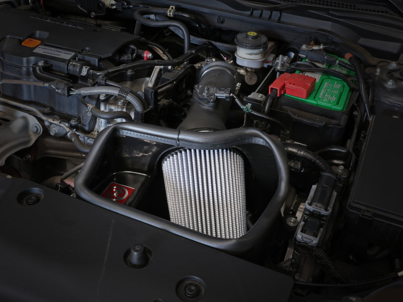 aFe Takeda Intakes Stage-2 CAIS w/ Pro Dry S Media 16-18 Honda Civic 2.0L (blk) 56-10007D 56-10007D Photo - Mounted