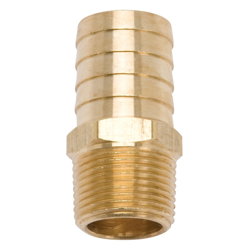Edelbrock Fitting, Brass Hose, 1.00" Hose I.d. X 3/4-14 Pipe, For Sb-chrys 8078 Photo - Primary