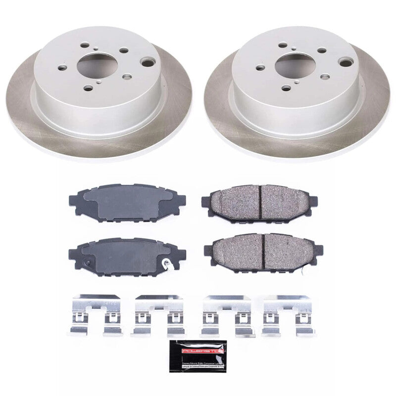 PowerStop Power Stop 13-15 Subaru XV Crosstrek Rear Semi-Coated Rotor Kit SC6107 SC6107 Photo - Primary